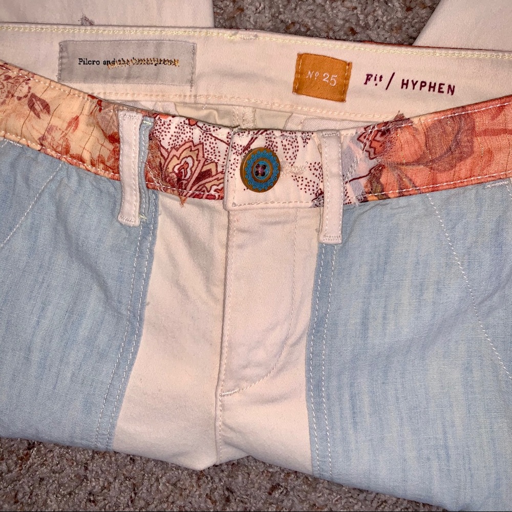 Pilcro & The Letterpress | Hyphen Boho Patch Pants - Picture 4 of 8